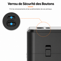 Distributeur automatique connecté pour chat – WiFi et bol inox