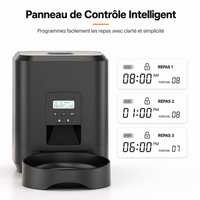 Distributeur automatique connecté pour chat – WiFi et bol inox