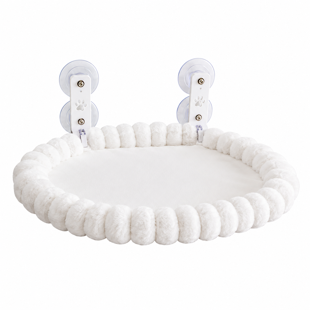 Hamac de fenêtre pour chat avec ventouses puissantes – Perchoir confortable pour chats d'intérieur