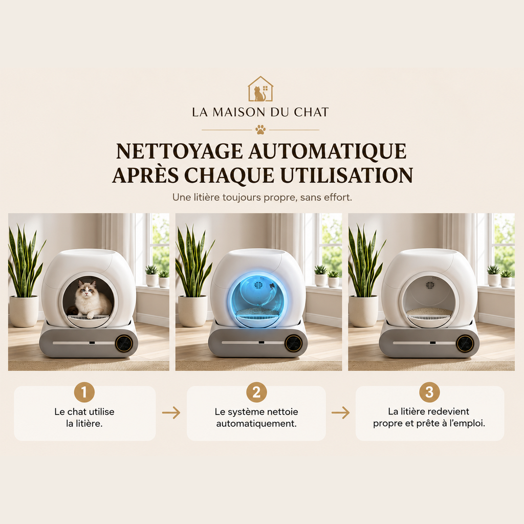Litière Autonettoyante Intelligente™