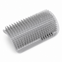 Outil de massage pour chat, peigne de massage pour l'élimination des poils d'animaux, brosse auto-nettoyante pour les coins muraux, jouets pour chats, accessoires de beauté pour animaux