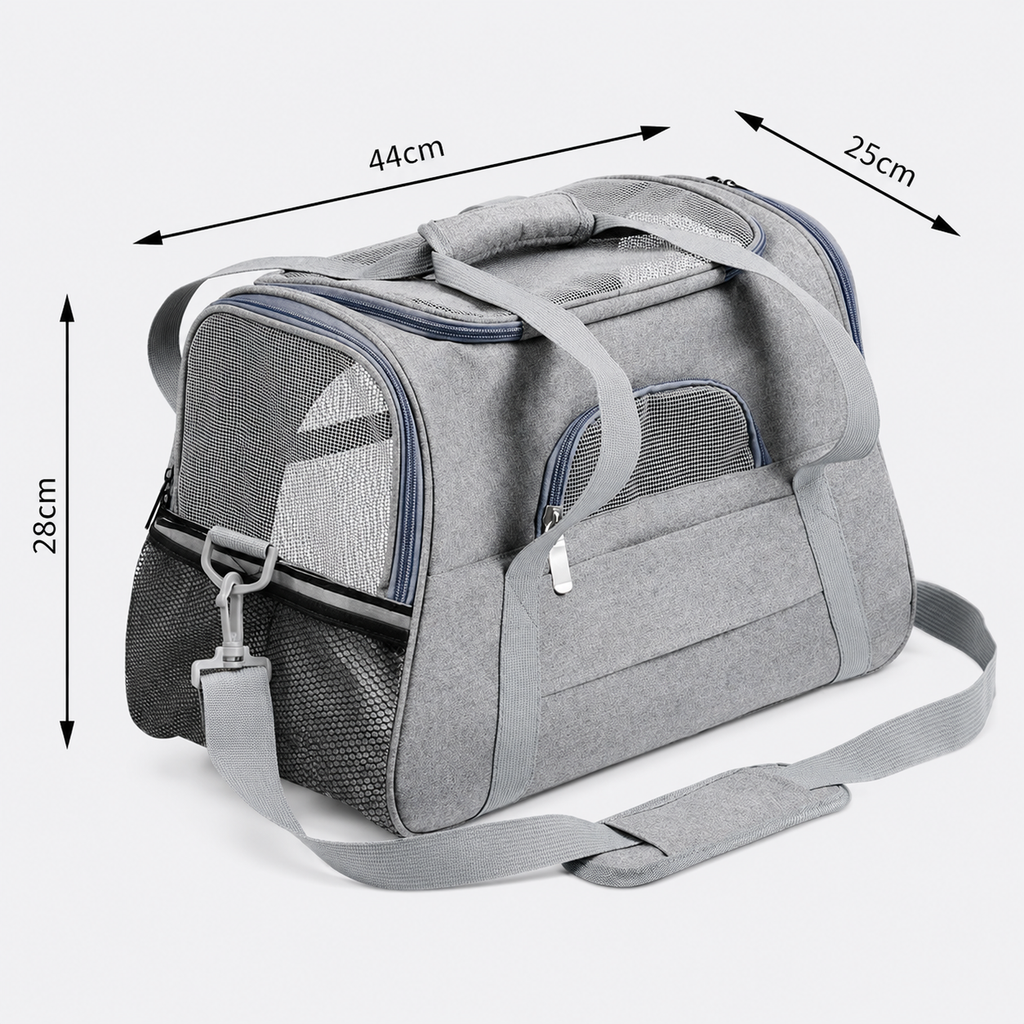 Sac de Transport pour Chat | Souple, Respirant et Bandoulière
