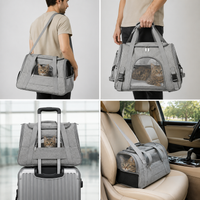 Sac de Transport pour Chat | Souple, Respirant et Bandoulière