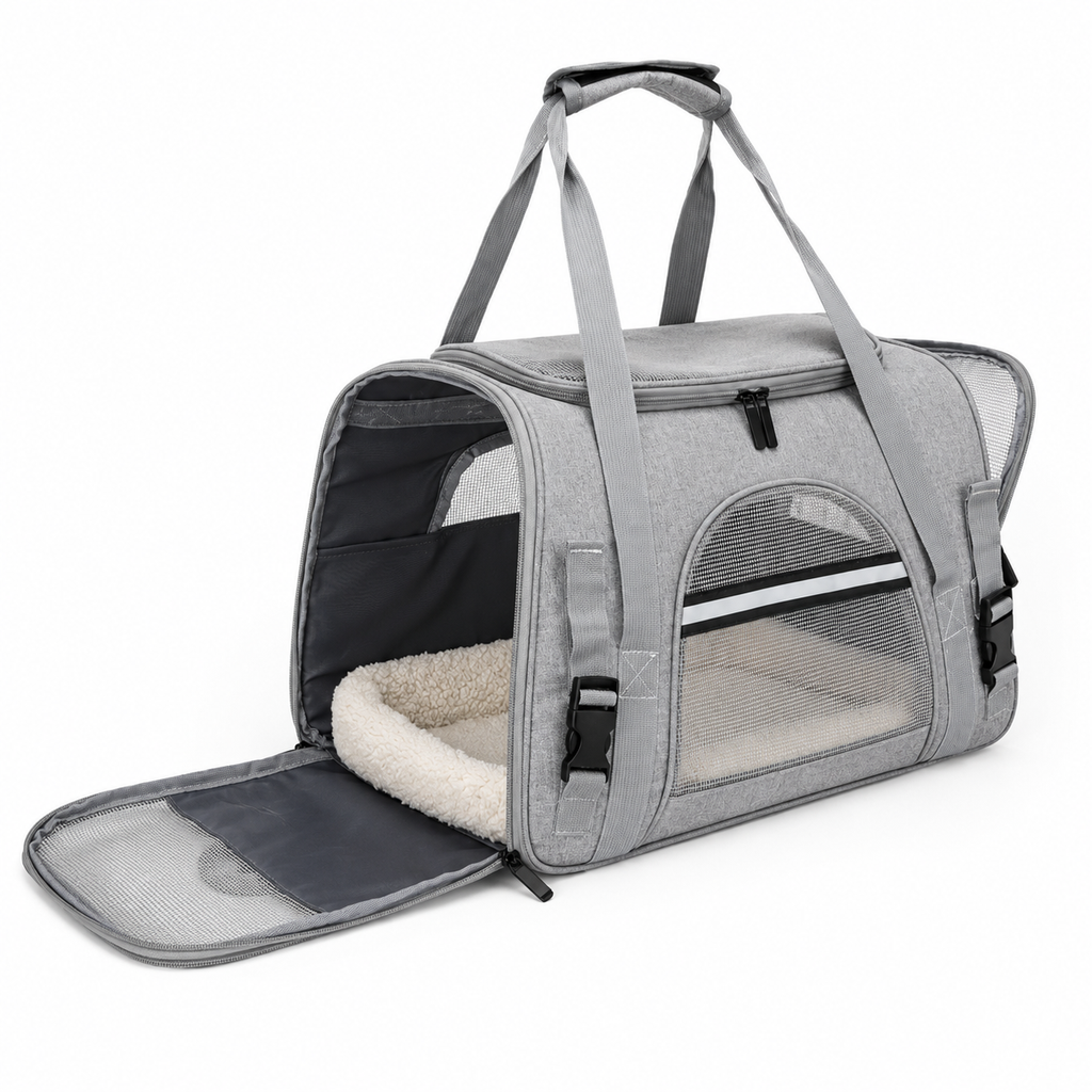 Sac de Transport pour Chat | Souple, Respirant et Bandoulière