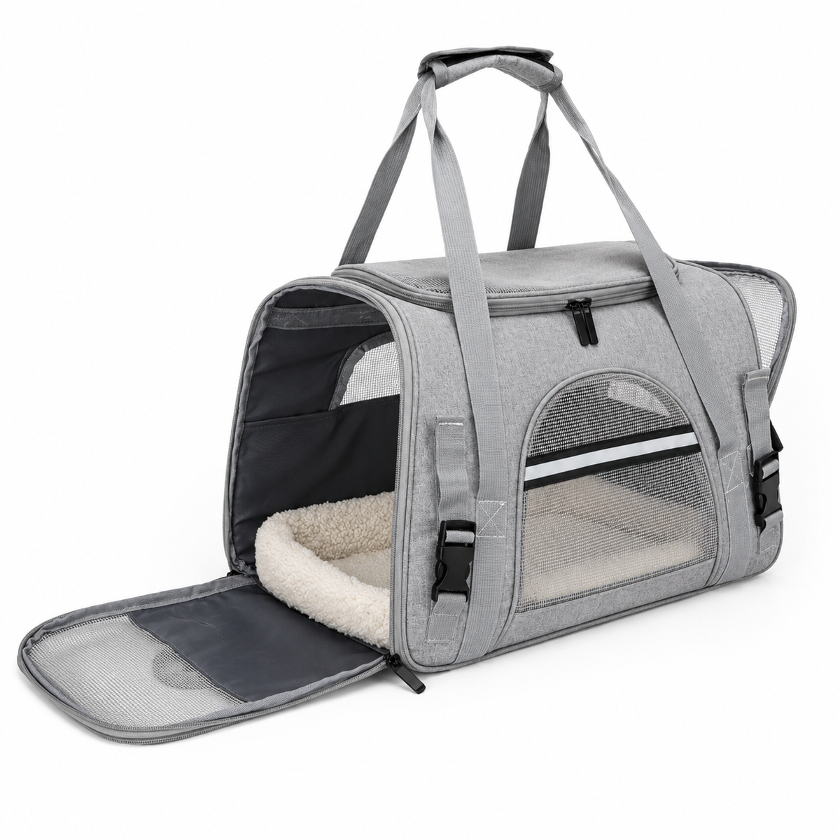 Sac de Transport pour Chat | Souple, Respirant et Bandoulière