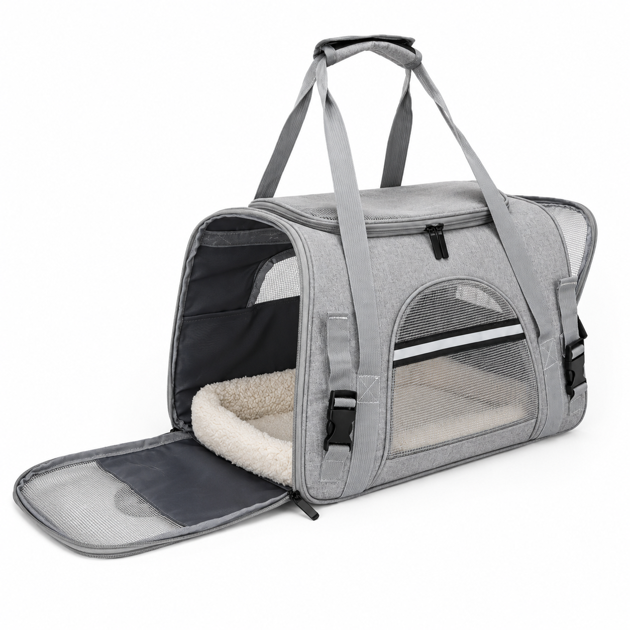 Sac de Transport pour Chat | Souple, Respirant et Bandoulière